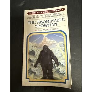 The Abominable Snowman Choose Your Own Adventure #1 Paperback 2005
